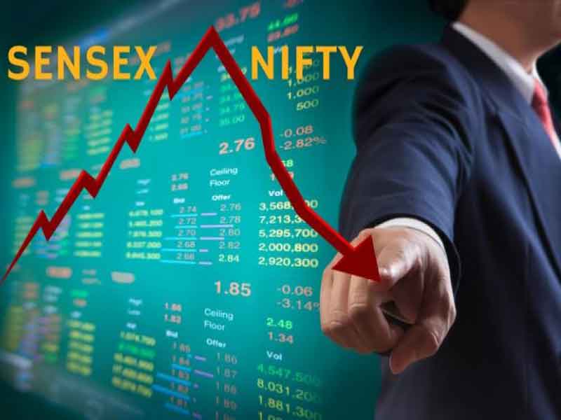 Closing Bell:Sensex down 389 points, Nifty at 18496.60